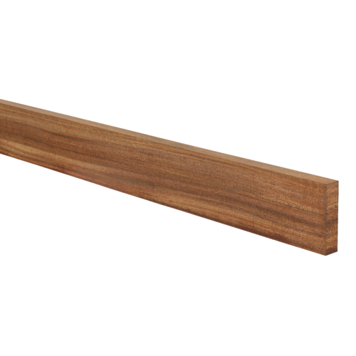 Plank in tropisch hardhout 25x100, 2m50