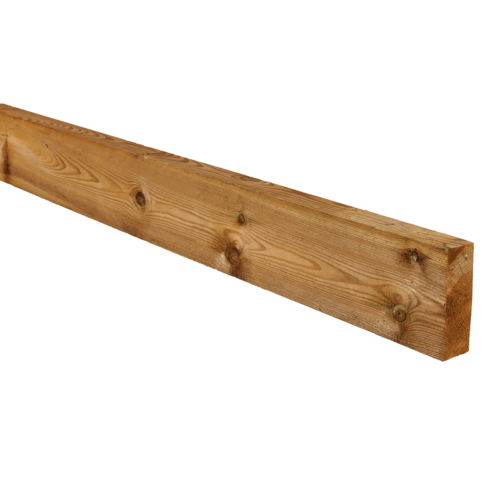 Grenen plank groen  50x150, 2m50